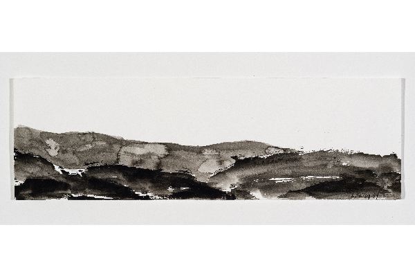 Making Space XXX, ink on Strathmore multimedia, 12x4 in.